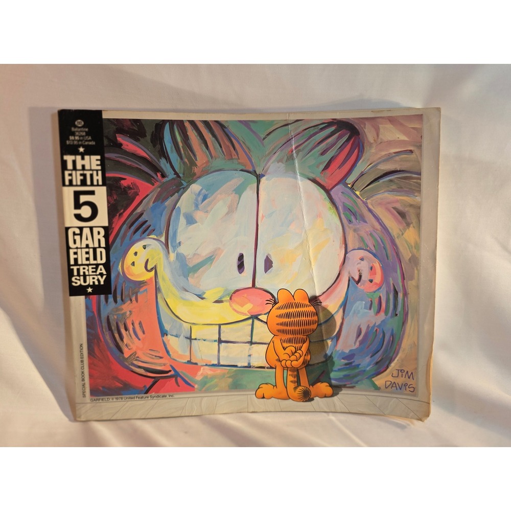 The Fifth 5th Garfield Treasury Jim Davis 1978 Vintage Comic Book Sunday Strips